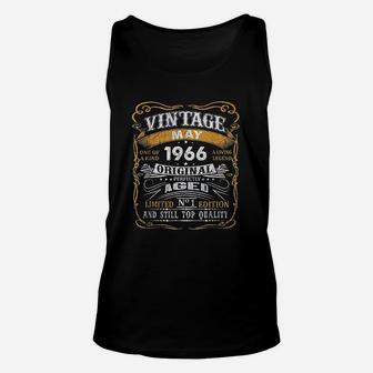 Vintage May 1966 55 Years Old 55Th Birthday Unisex Tank Top | Crazezy