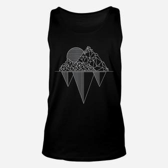 Vintage Mountains Nature Hiking Camping Unisex Tank Top | Crazezy