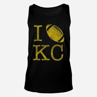 Vintage Sunday Funday Tshirt I Love Kansas City Kc Football Unisex Tank Top | Crazezy AU