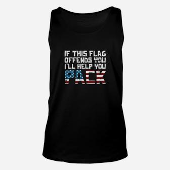 Vintage This Flag Offends You I Will Help You Pack Distressed Unisex Tank Top - Monsterry