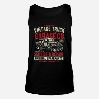 Vintage Truck T-Shirt Car Guy Shirt Unisex Tank Top | Crazezy UK