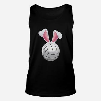 Volleyball Easter Bunny Ears Unisex Tank Top - Thegiftio UK