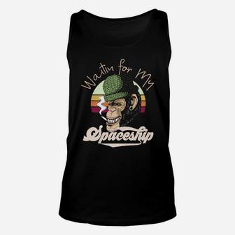 Waiting For My Spaceship Unisex Tank Top - Monsterry
