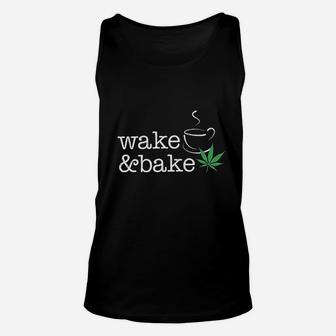 Wake And Bake Funny Morning Legalization Unisex Tank Top | Crazezy AU