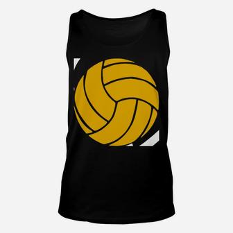 Water Polo Ball Love Heart Symbol Swimming Sport Gifts Unisex Tank Top | Crazezy