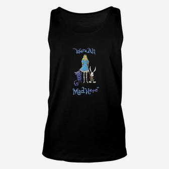 We Are All Mad Here Unisex Tank Top | Crazezy