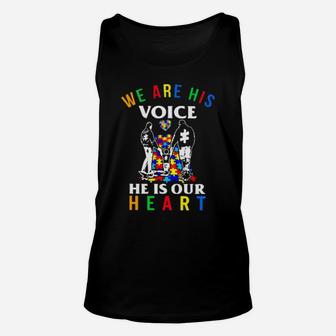 We Are His Voice He Is Our Heart Unisex Tank Top - Monsterry UK