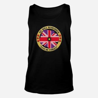 We Will Remember Unisex Tank Top - Monsterry