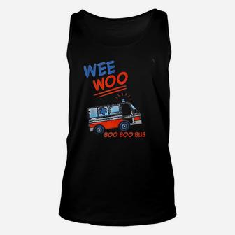Wee Woo Boo Boo Bus Ambulance Funny Unisex Tank Top | Crazezy CA