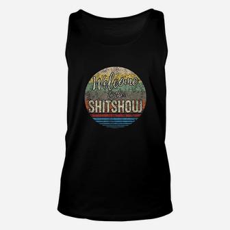 Welcome To The Show In Retro Vintage Colors Unisex Tank Top | Crazezy UK