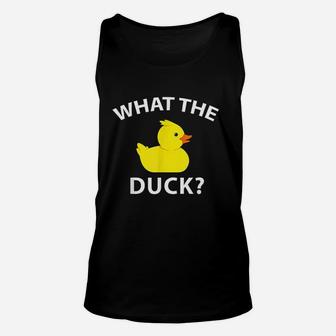 What The Duck Unisex Tank Top - Thegiftio