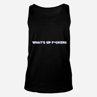 What's Up Fcker Unisex Tank Top - Monsterry