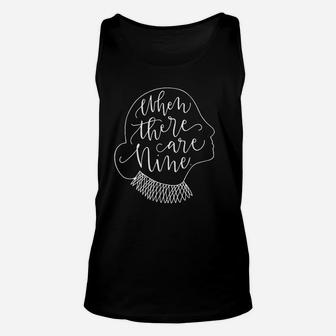 When There Are Nine Gift For Social Justice Equality Unisex Tank Top - Thegiftio UK