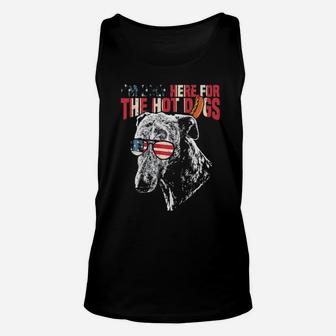 Whippet Funny 4Th Of July Pup Unisex Tank Top - Monsterry