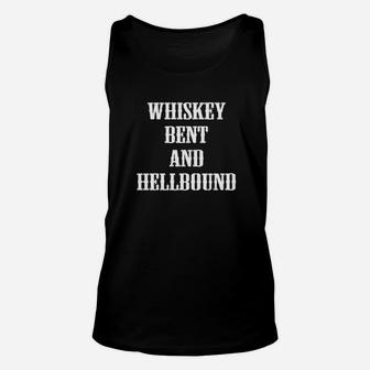 Whiskey Bent And Hellbound Country Party Unisex Tank Top | Crazezy