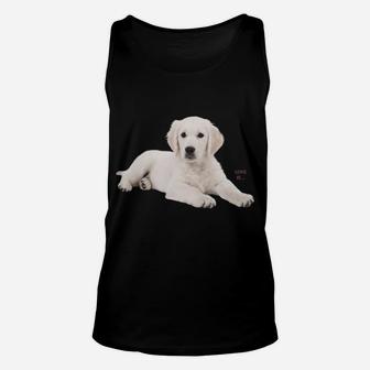 White Labrador Retriever Shirt Yellow Love Lab Mom Dog Dad Unisex Tank Top | Crazezy