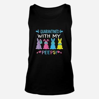 With My Peep Happy Easter Day Unisex Tank Top | Crazezy AU