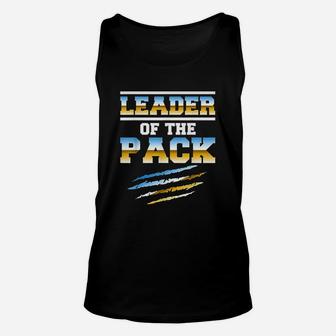 Wolf Pack Gift Design Leader Of The Pack Paw Unisex Tank Top - Thegiftio UK