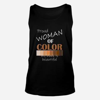 Woman Of Color My Black Is Beautiful African Queen Unisex Tank Top | Crazezy UK