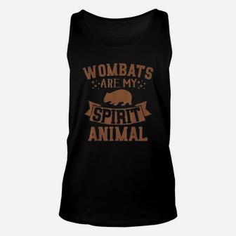 Wombats Are My Spirit Animal Unisex Tank Top | Crazezy