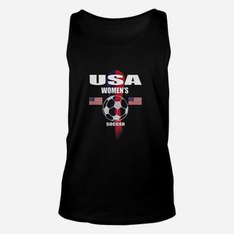 Women Soccer Team Usa United States Soccer Fan Woman Unisex Tank Top | Crazezy DE