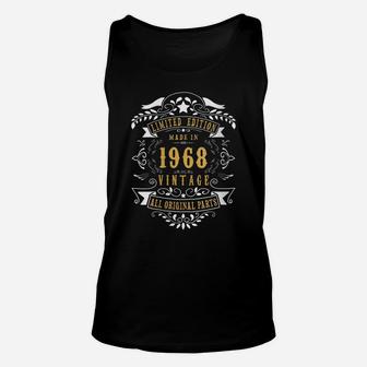 Womens 52 Years Old Made In 1968 Vintage 52Nd Birthday Gift Idea Unisex Tank Top | Crazezy