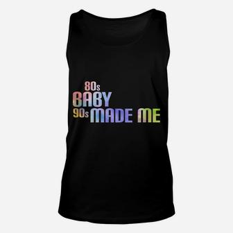 Womens 80S Baby 90S Made Me Vintage Retro Throwback Unisex Tank Top | Crazezy CA
