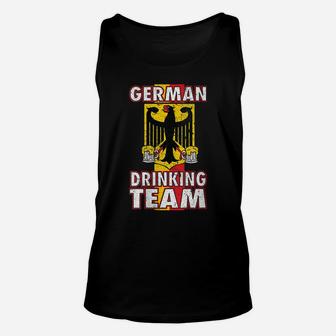 Womens German Drinking Team Germany Flag Funny Oktoberfest Gift Unisex Tank Top | Crazezy UK