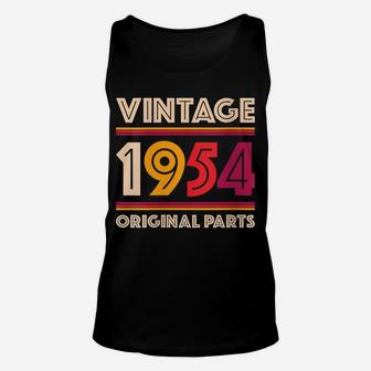 Womens Made In 1954 65 Years Old Gift Vintage 65Th Birthday Unisex Tank Top | Crazezy CA
