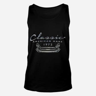 Womens Made In 1972 Classic 49Th Birthday Vintage Car Antique Unisex Tank Top | Crazezy