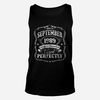 Womens Made In September 1989 Vintage 31St Birthday Gift Unisex Tank Top | Crazezy