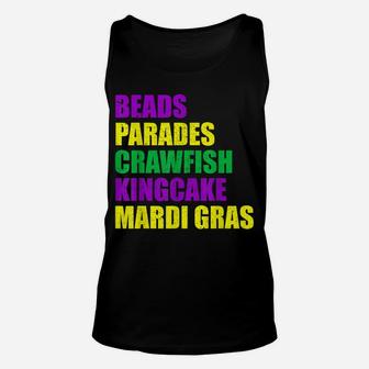 Womens Mardi Gras Shirts, Mardi Gras Clothing For Men Unisex Tank Top | Crazezy AU