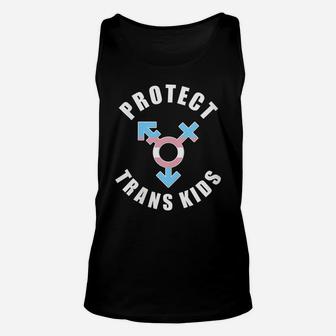 Womens Protect Trans Kids Pride Lgbtq Equality Proud Mom Dad Gift Unisex Tank Top | Crazezy