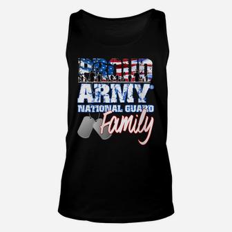 Womens Proud Patriotic Army National Guard Matching Family Usa Flag Unisex Tank Top | Crazezy