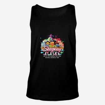 Womens Skagway Alaska Klondike Gold Rush National Historical Park Unisex Tank Top - Thegiftio