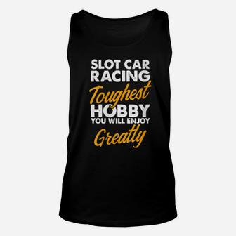Womens Slot Car Racing Enjoy Race Track Racer Unisex Tank Top - Monsterry