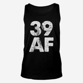 Womens Vintage 39 Af Made In 1982 Classic 40Th Birthday Unisex Tank Top | Crazezy