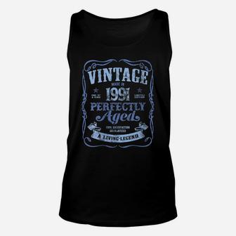 Womens Vintage Made In 1991 Classic 30Th Birthday Living Legend Unisex Tank Top | Crazezy DE