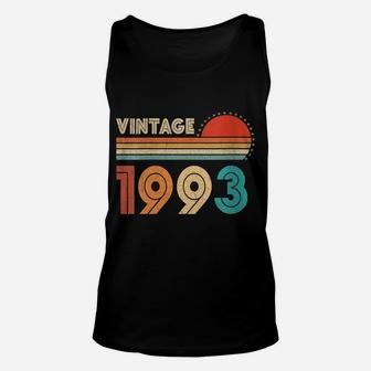 Womens Vintage Made In 1993 Retro 29 Years Old 29Th Birthday Gift Unisex Tank Top | Crazezy