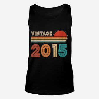Womens Vintage Made In 2015 Retro 7 Years Old 7Th Birthday Gift Unisex Tank Top | Crazezy UK