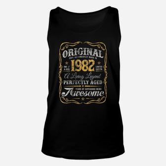 Womens Vintage Original Made In 1982 Classic 39Th Birthday Unisex Tank Top | Crazezy