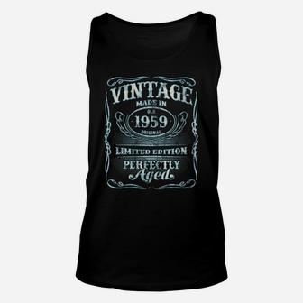 Womens Vintage Premium Made In 1959 Classic 61St Birthday Gift M7 Unisex Tank Top | Crazezy