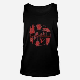 World Upside Down Stranger Style Pop Culture Things 11 Film Shirt Unisex Tank Top - Thegiftio