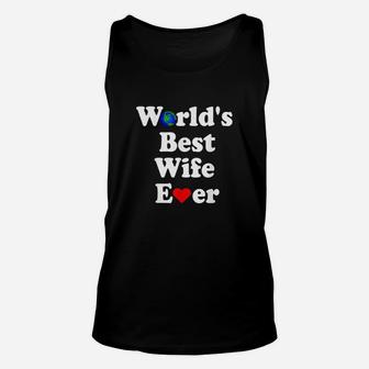 Worlds Best Wife Ever Unisex Tank Top | Crazezy DE