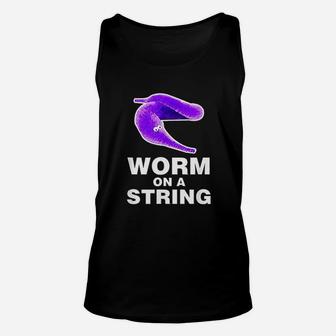 Worm On A String Unisex Tank Top | Crazezy CA