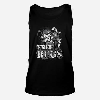 Wrestling Free Hugs Wrestling Unisex Tank Top | Crazezy AU
