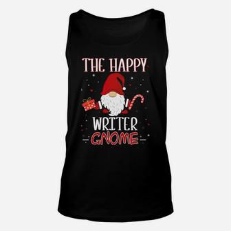 Writer Christmas Gnome Costume Matching Family Sweatshirt Unisex Tank Top | Crazezy CA