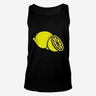 Yellow Lemons Unisex Tank Top | Crazezy DE
