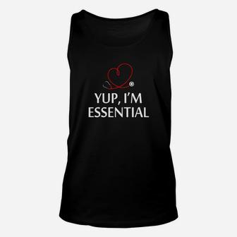 Yes I Am Essential Unisex Tank Top - Monsterry