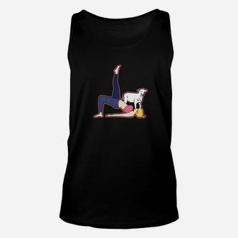Yoga Pose With A Goat The Balancing Experts Unisex Tank Top - Thegiftio UK